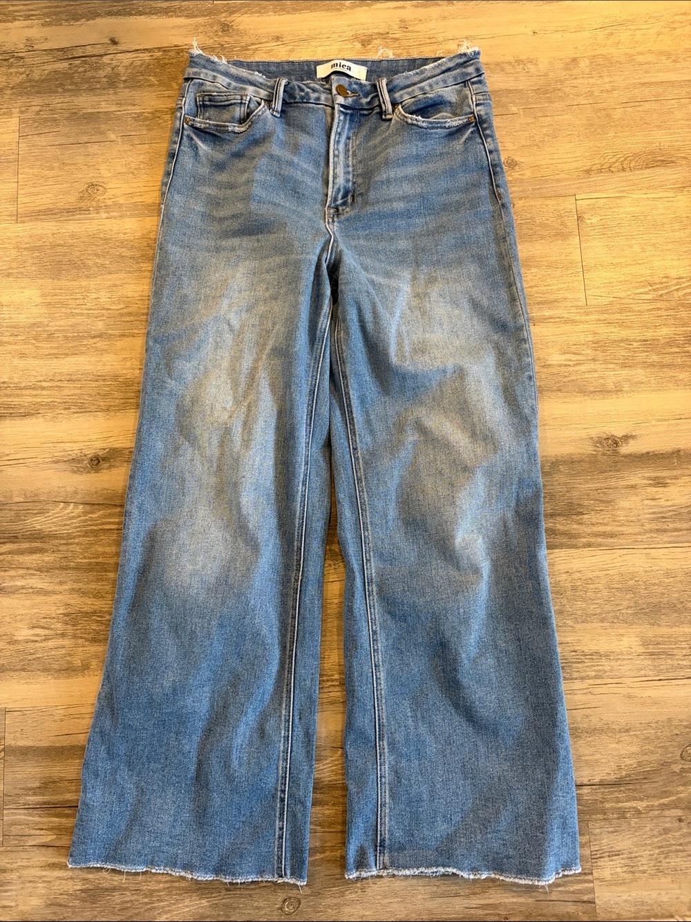 The Mica Denim Festival Stretch Super High Rise Wide Leg Jeans